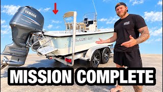 FROM PROJECT BOAT TO DREAM BOAT !