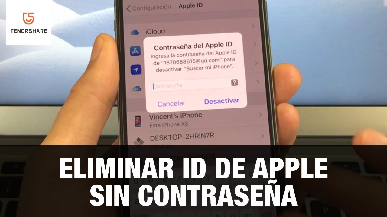 Como Eliminar Id Apple Cuenta Icloud Sin Contrasena Youtube