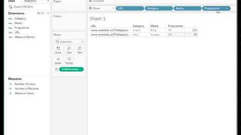 How to parse URL Parameters in Tableau Desktop