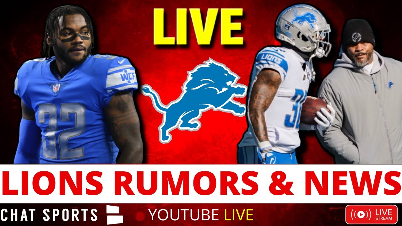Detroit Lions News and Rumors Free Agency 2023, Duce Staley Gone, Jared Goff, + 2023 NFL Draft