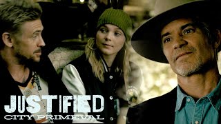 Justified: City Primeval | Raylan Catches Mansell With Willa