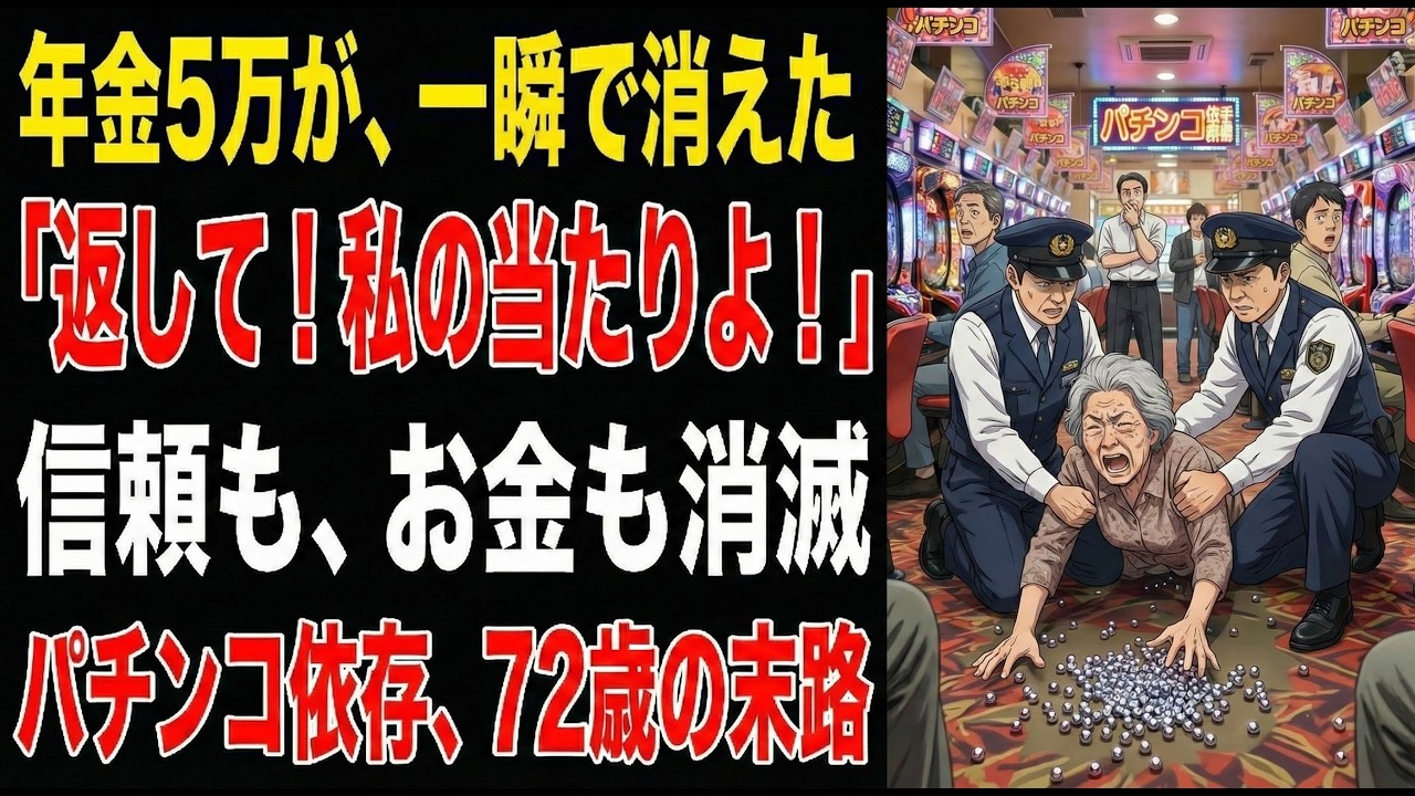 年金はすべてパチンコ屋へ…「ここは私の貯金箱」と信じ込む70代依存症女の転落