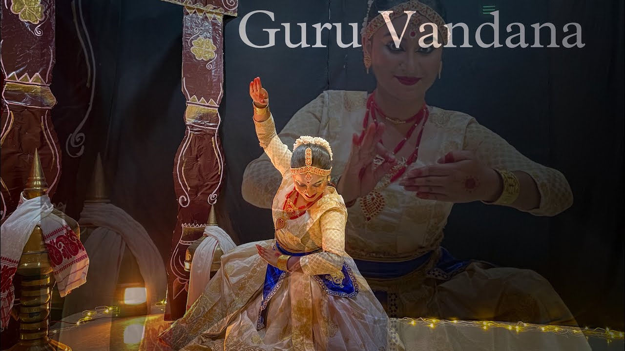 Guru Vandana  Sattriya Dance  Jyotishmita Bora  Jaya Guru Sankara 