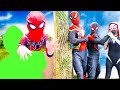 TEAM SPIDER MAN in REAL LIFE | Spider-Girl's pursuit to catch the bad guy ( Funny Action Real Life )