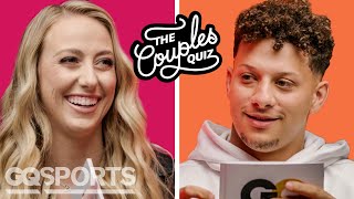 Patrick Mahomes \& Brittany Mahomes Take a Couples Quiz | GQ Sports