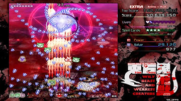 Touhou 17: Wily Beast and Weakest Creature - Extra No Bombs HD (ReimuWolf)