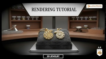 Tutorial Luxcore 2.1 3D Jewelry Rendering in BLENDER 4.4