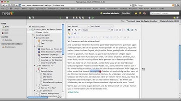 Typo3 Tutorials · Links und Downloads im Typo3 Texteditor