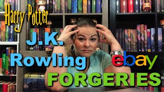 HARRY POTTER JK ROWLING FORGERIES | HOLIDAYS 2019 EDITION