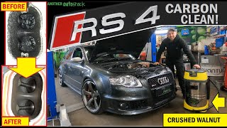 STUNNING B7 AUDI RS4 for a Walnut Blasting Carbon Clean and New Injectors!