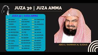 Abdul Rahman Al Sudais ∥ Juza 30 ∥ Juza Amma ∥ by Sheikh Nazim Al-Haqqani 340 views 6 months ago 42 minutes