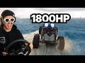 1800 HP Off-Roader VS Sinking Map in BeamNG