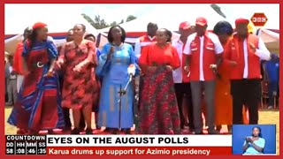 Martha Karua leads Azimio campaigns in Murang’a