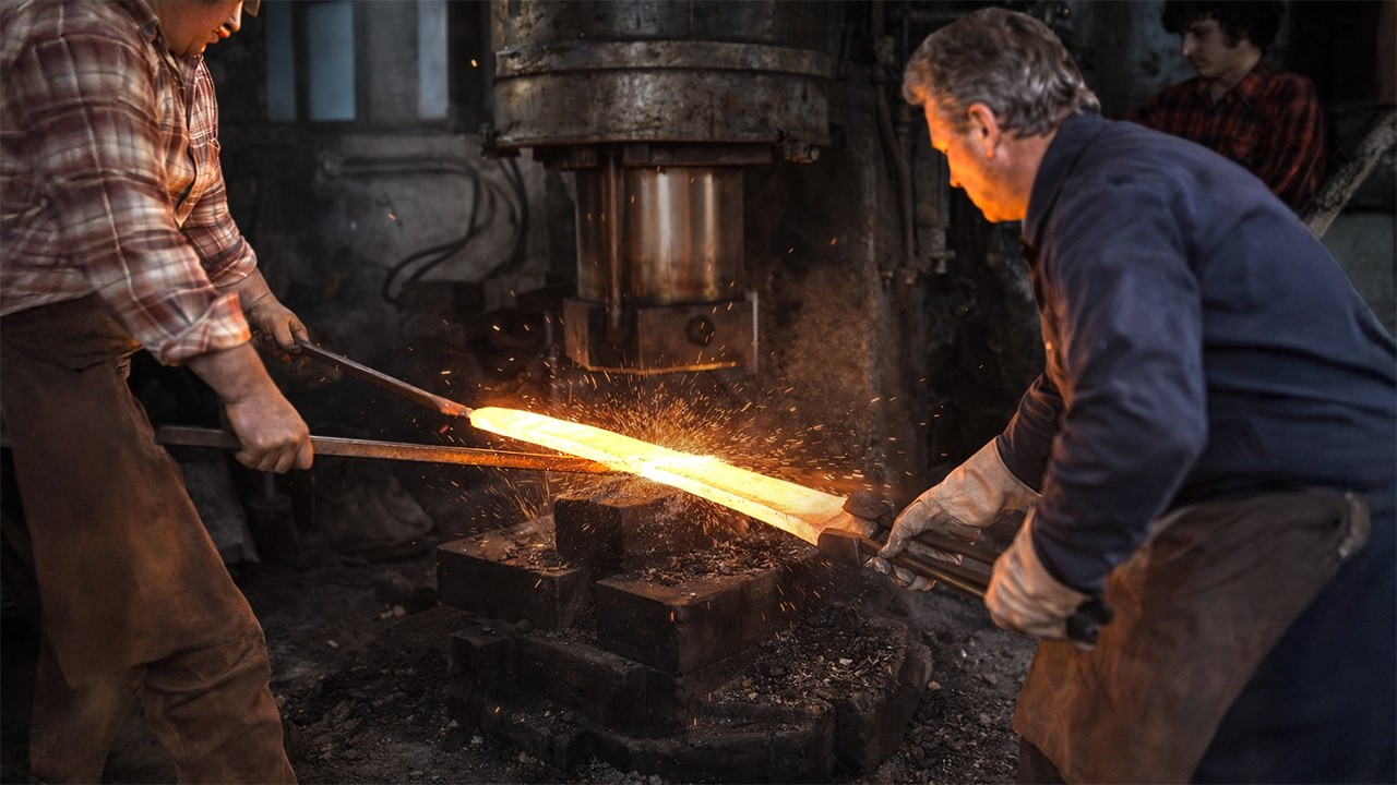 Forging Massive Blades at 1,200°C | No Shortcuts, No Mistakes