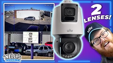 Wide Lens on Top, PTZ on Bottom? 4MP Dual Lens PTZ from Uniview is Dynamic! (IPC94144SR-X25-F40C)
