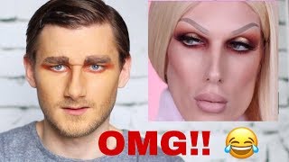 I Tried Following a Jeffree Star Makeup Tutorial (Try Not to Laugh)