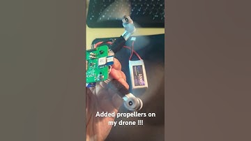 new propellers on my diy drone esp32 uwb !!! #electronic #engineering #arduino #3dprinting