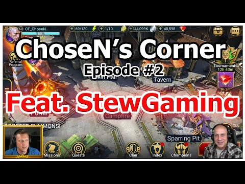 Raid Shadow Legends Chosen S Corner 2 Stewgaming Youtube