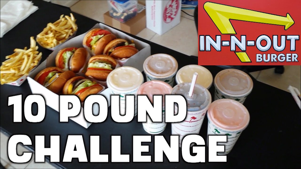 In-N-Out 10 lb Food Challenge (Solo) *7500 Calories* | FreakEating vs The World
