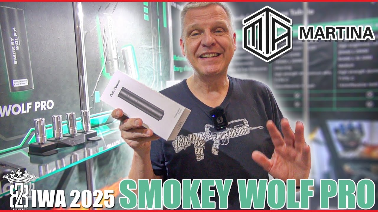 MARTINA Smokey Wolf Pro - Airsoft IWA 2025 - YouTube