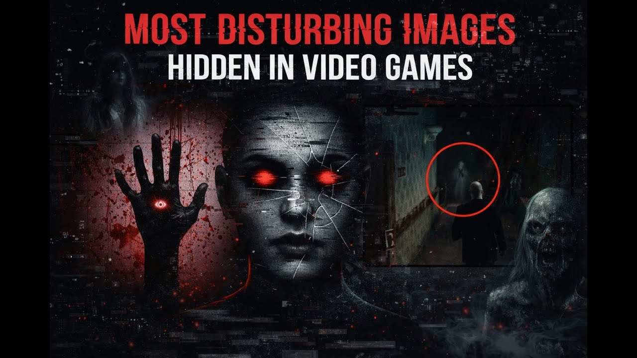 MOST DISTURBING IMAGES HIDDEN IN VEDIO GAMES | MOST CREEPY VEDIO ON THE INTERNET