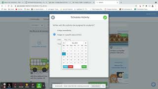 How to schedule activities in Seesaw