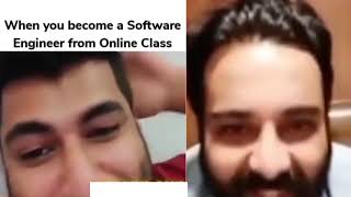|| FUNNY VIDEO || HINDI || A software engineer by online classes screenshot 5