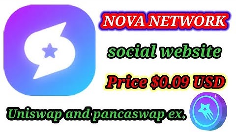 Nova network profile| koxc | uniswap|pancsawap exchange list | add trust wallet @FirstIdeas0