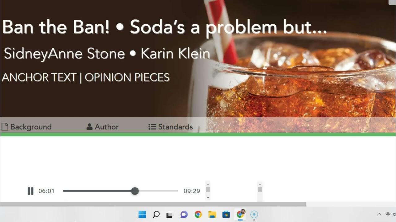 Ban the Ban! Soda's a Problem But... - YouTube