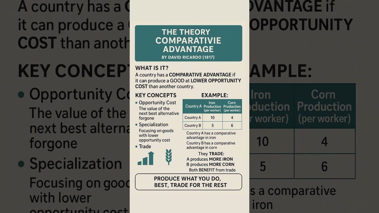 Theories of international trade
