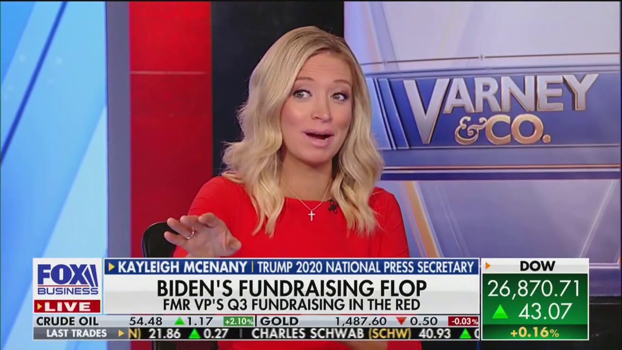 Kayleigh McEnany Highlights How The Trump Campaign Added 313,000 New Small Donors In Q3 Alone