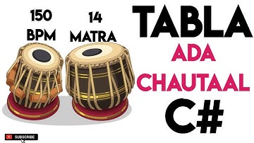 Ada ChauTaal Tabla Loop | C# Scale | 150 Bpm | #muzzico
