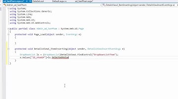 [ASP.NET]Bài 4:  Cách đưa dữ liệu vào dropdownlist trong asp.net | Dropdownlist for asp.net