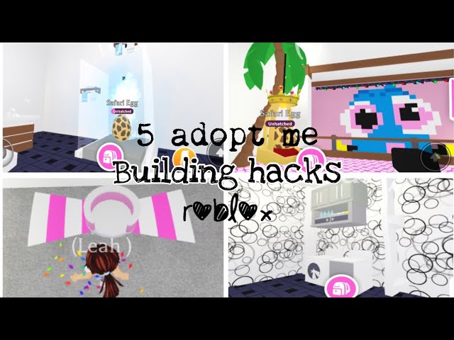 5 Adopt Me Building Hacks Roblox Youtube - hacks for design it roblox