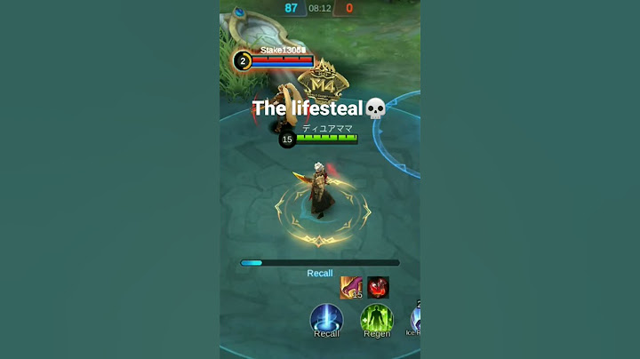 The Lifesteal #mlbb Best Lifesteal build for alucard