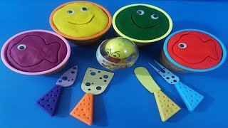 4 Colors Play Doh Ice Cream Cups Surprise Eggs Surprise Toys