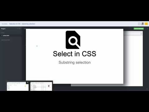 Selection in CSS - substring