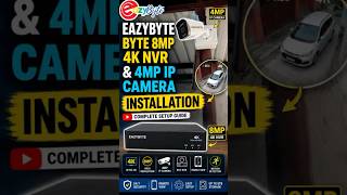 Eazybyte 4mp camera & 4K nvr #cctvcamera #tamiltech #tirupur #ipcamera