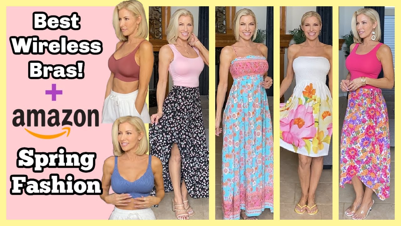 Springs Haul Try-On!  ~ Best Wireless Bras + Amazon Spring Fashion ~ Cute & Affordable