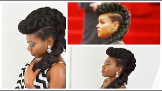 Get the Red Carpet Look. The Janelle Monae Inspired Look Made Easy//Celebrity inspired HairStyle