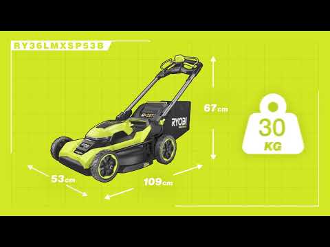 MAX POWER Brushless 53cm Lawnmower with Self-Propel [RY36LMXSP53B]