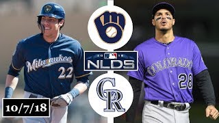 Full Milwaukee Brewers vs Colorado Rockies Highlights || NLDS Game 3 || October 7, 2018 Guide