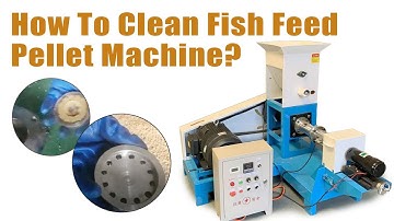 Efficient Mold Cleaning After Using the Fish Feed Pellet Machine! Floating Fish Feed Pellet Machine