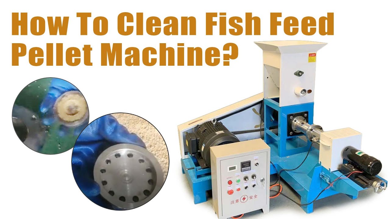 Efficient Mold Cleaning After Using the Fish Feed Pellet Machine! Floating Fish Feed Pellet Machine