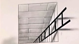 3D Design of well placed ladder😍 | art skills