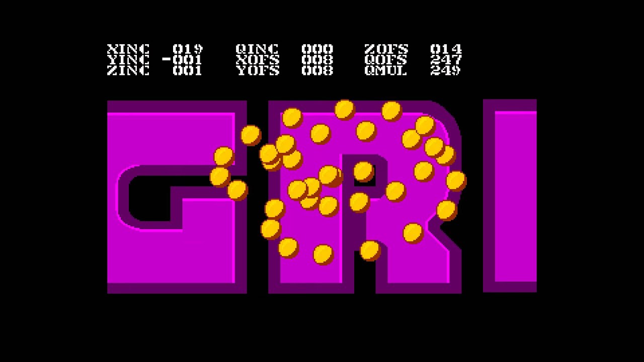 Cuddly Demos: The Megaball Demo by The Carebears (Atari ST) 1080p50