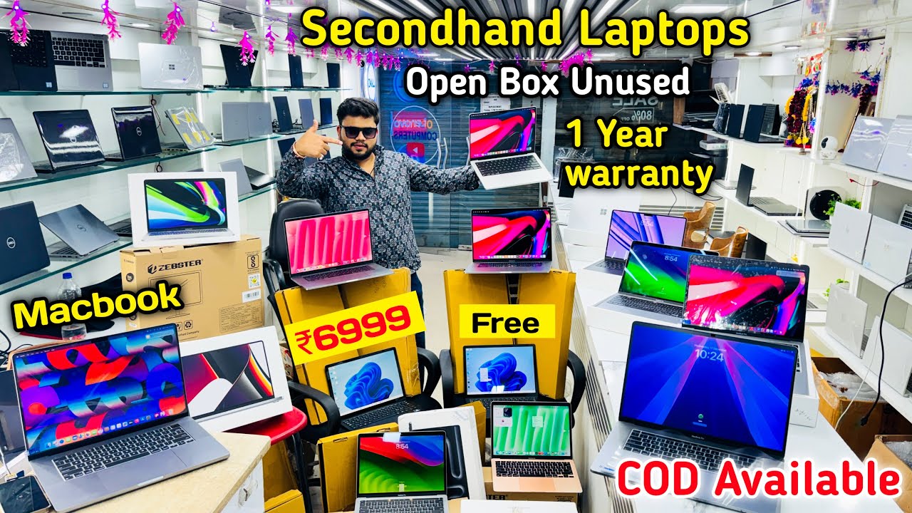 HUGE Laptop Showroom | Cheapest laptop market in delhi | Second hand laptops in delhi | Nehru place