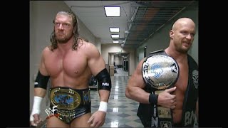 Stone Cold Steve Austin Triple H Entrances as WWF Intercontinental Champion - Smackdown 01