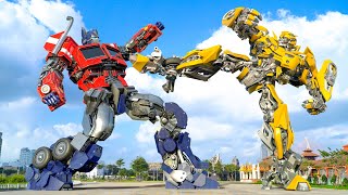 Transformers Rise Of The Beasts | New Movies 2024 | Optimus Prime vs Bumblebee Final Fight [HD]