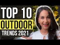 TOP 10 OUTDOOR LIVING TRENDS 2021 | Backyard, Deck & Patio Decorating Ideas